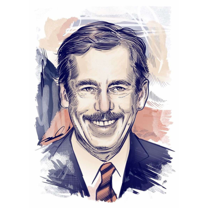 Grafika Václav Havel